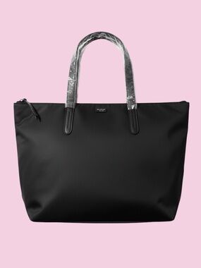 BOTKIER🎀BLACK NYLON TOTE BAG🎀BRAND NEW W TAGS🎀$295 RETAIL🎀So CHIC & VERSATILE🎀